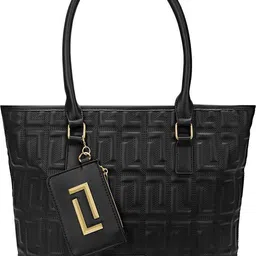 lavie luxe Women Black Tote image 2