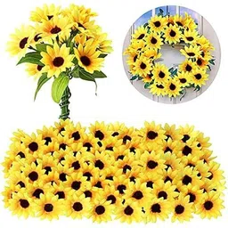 cgc Yellow Sunflower Artificial Flower image 5