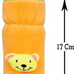 trivika and sons Broad Neck Soft Stretchable Baby Feeding Bottle Cover with Easy to Hold Strap image 2