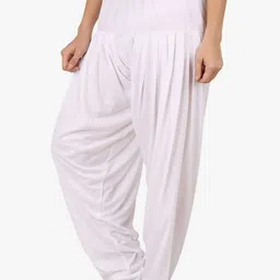 fashwave Cotton Blend Solid Patiala image 3