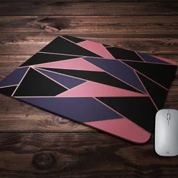 BLISSart Mousepad For Laptops Computer Gaming Mouse Pad HD Printed-Rose Gold Non Slip Base Mousepad image 2