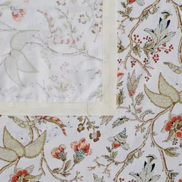 texstylers Cotton 4 Seater Floral Table Cover image 2
