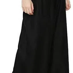 qeheem Pack of 2 Women Regular Fit Black, White Cotton Blend Trousers image 3