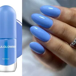 gulglow99 Quick Drying Long Lasting High Shine Nail SKY BLUE image 1