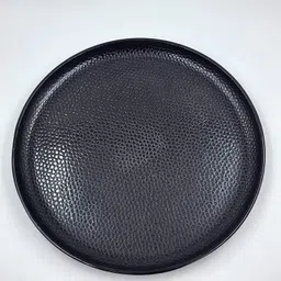 prefectdine NEW2025_Melamine Round Black Full Size Dinner/Lunch Plates (Set of 6, 11 Inches) Dinner Plate-picture-43