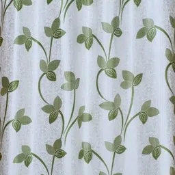 kraftiq homes 152 cm (5 ft) Polyester Semi Transparent Window Curtain (Pack Of 2) image 2