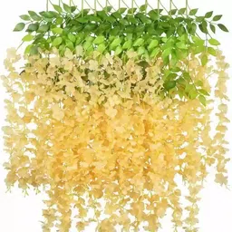 ajaa Beige Westeria Artificial Flower image 1