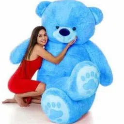 msy Printed Foot Teddy Bear Stuffed Toys (Blue, 3 Feet) - 90 cm-picture-21