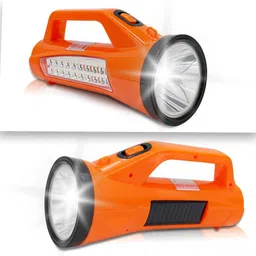 make ur wish 25w Laser LED Torch with Side Emergency Light 20 SMD, Rechargeable Torch 6 hrs Torch Emergency Light image 5