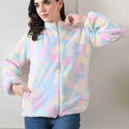 pater Women Solid Fleece Jacket-picture-20