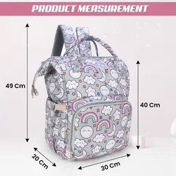 laee cute Printed Diaper Bag for Mothers for Travel, Maternity Bag for Newborn printed diaper bag image 2