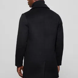 guess Polyester Blend Solid Coat For Men image 2