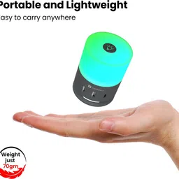 Portronics Brillo 4 Charging Station with Multicolor RGB Light USB Adapter image 4