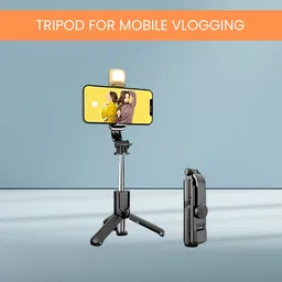 SYARA R1S Long Selfie Stick, Tripod Stand With Remotefor Selfie, Vlogging, TravelTQ83 Tripod-image-88