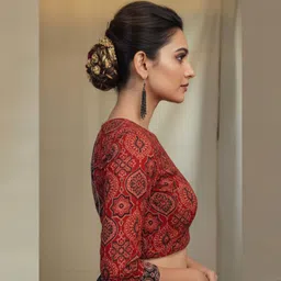 mahi handicraf Round Neck Women Blouse image 2