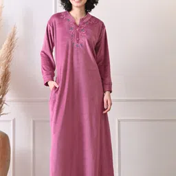 san apparels Women Nighty with Robe-picture-10