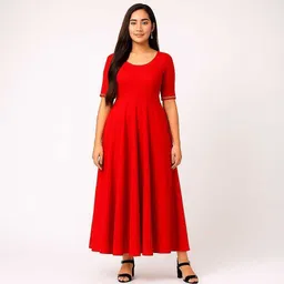 prince garment Cotton Rayon Stitched Anarkali Gown image 4