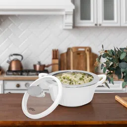 jaypee Olivia Inner Stainless Steel Casserole for Serving, Small Chapati Box Pack of 2 Thermoware Casserole Set image 4