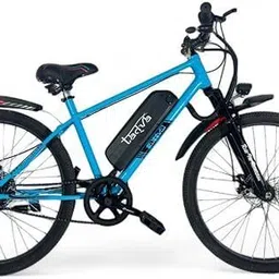 tattvalabs SJ-X2 Unisex Electric Cycle|26"X2.4" Tires with Front Suspension 26 inches Single Speed Lithium-ion (Li-ion) Electric Cycle-picture-11