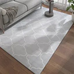 jaipur rugs Grey Geometrical Wool 5 ft X 8 ft Flat Weaves-picture-33