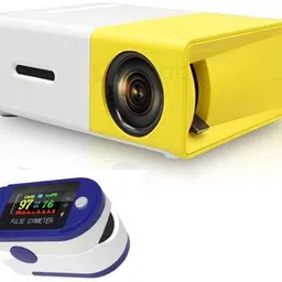 PTCMart Mini Portable Designer LED Projector Device With Free Oximeter (3000 lm) Portable Projector-picture-28