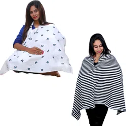 kowsi Soft Mother's Nursing Cover & Feeding Shawl Feeding Cloak-picture-30