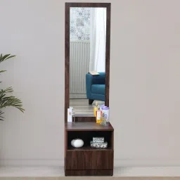 casacraft from pepperfry Cabalina Dresser in Natural Walnut Colour image 1