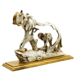 the artment Fengshui Golden Elephant Resin Figurine image 2