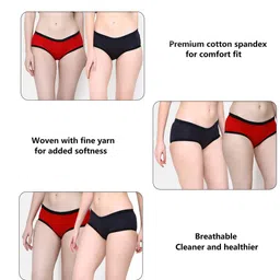 caredone Pack of 2 Women Maternity Multicolor Panty image 4