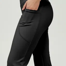 mehrang Solid Women Black Tights image 3