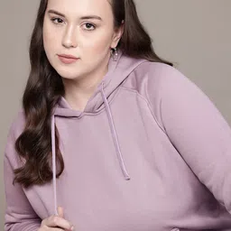 roadster Women Full Sleeve Solid Hooded Sweatshirt-picture-19