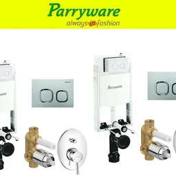 parryware Half Frame Concealed Cistern, with divater body upper part set of 2 pic 074 Dual Flush Tank-picture-25