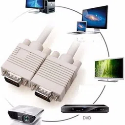 TERABYTE TV-out Cable High Quality VGA 15 Pin Male-Male Cable for LCD LED TFT Moniter-10 MTR image 3