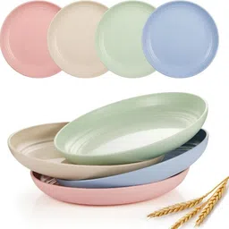 takositio Eco-Friendly,Lightweight & Unbreakable BPA-Free,Microwave & Dishwasher Safe Dinner Plate-picture-17