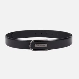 van heusen Men Formal Black Genuine Leather Belt image 2