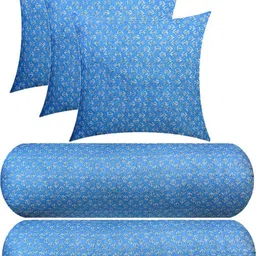 changers 3 Cushion And 2 Microfibre Floral Bolster Pack of 5-picture-17