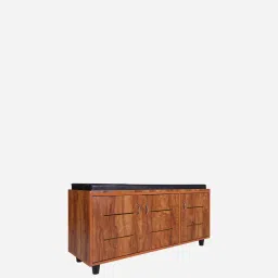 solace craft Cardiff Shoe Rack with Seating in Natural Finish image 3