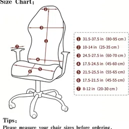hokipo Polyester 1 Seater Chair Geometric Cover image 5