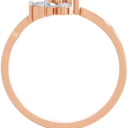 Sparkles Certified Lab Grown Diamond 14kt White Gold ring image 3