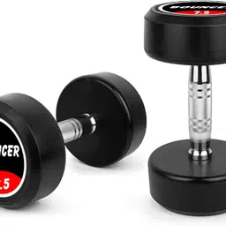 rawfit Set Of 7.5KGX2 High Quality Rubber Professional Bouncer Adjustable Dumbbell-picture-14