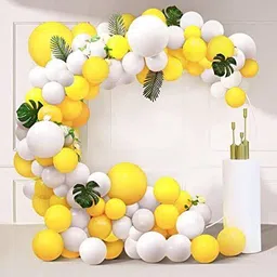 r g accessories Solid Sunflower theme decoration balloon for birthday anniversary party pack of 42pcs Balloon image 2
