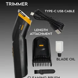 Life Creation BLACK TRIMMERAT-509 Smart Beard and Hair Trimmer for Men --455 Fully Waterproof Grooming Kit 90 min Runtime 8 Length Settings image 2