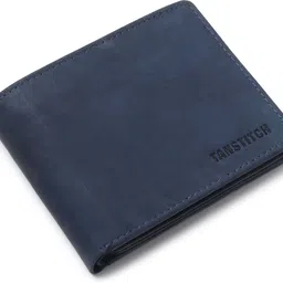 tanstitch Men Trendy, Casual Blue Genuine Leather RFID Wallet-picture-27