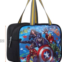 prowork AVENGERS Lunch Tiffin Bag For School Office Picnic Waterproof Lunch Bag image 3