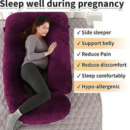 garps Microfibre Solid Pregnancy Pillow Pack of 1 image 2