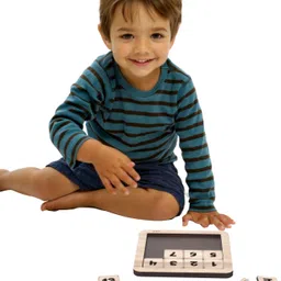 lakshminarayan sales Wooden Puzzle Number Slide Fifteen Puzzle, Non-Magnetic Pieces for family - Unique Gifts for Children- Indoor Outdoor Board Games (4x4) - 1 to 15 Word Games image 5