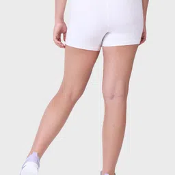 woomfox Solid Women White Tights image 2
