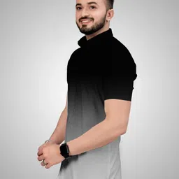 colorwings Men Regular Fit Dyed/Ombre Slim Collar Casual Shirt image 3