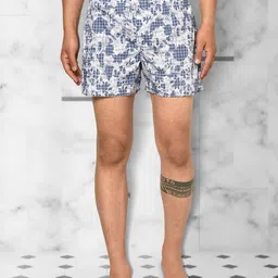 metronaut Checkered, Printed Men Boxer image 1