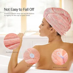 nitya sales Microfiber 500 GSM Hair Towel image 4